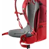 Mochila de caminhada Deuter Futura 27 mulher vermelha