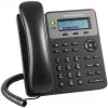 Telefone DECT Grandstream GXP1610 — preto, LCD 132×48 px, Headset (RJ-9), 1 auscultador, Agenda 500, Mãos livres
