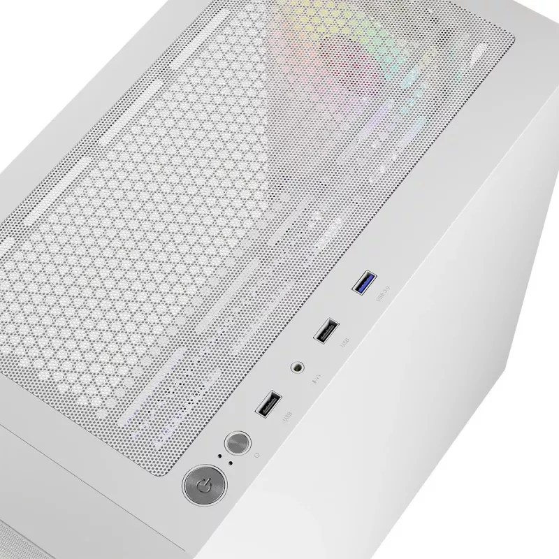 Caixa Logic PORTOS ARGB MINI USB 3.0 branco