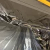 Porta de proteção contra pó para obras XXL, cortina de pó 230 x 135 porta