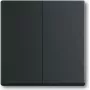 BUSCH JAEGER 1751-0-3038 - Teclas - preto - plástico - 63 mm - 63 mm - 1 unid.