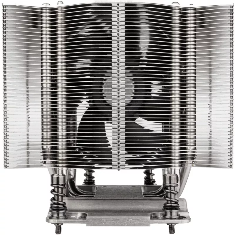 XE04-SP6P, dissipador de CPU prateado/preto, 92 mm