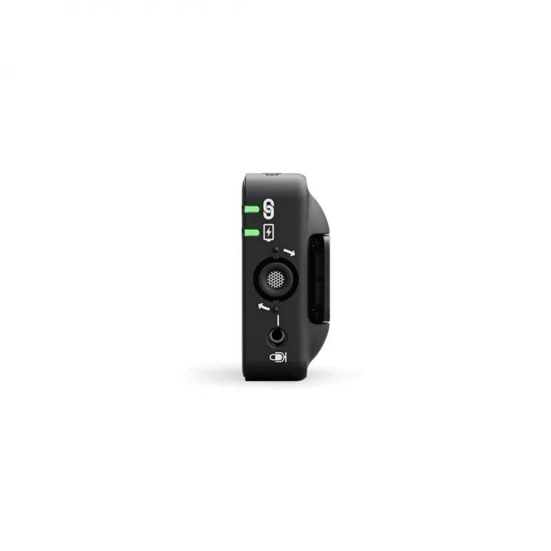WIME RODE WIRELESS ME Sistema de microfone sem fios de canal duplo Vloggers Podcasters