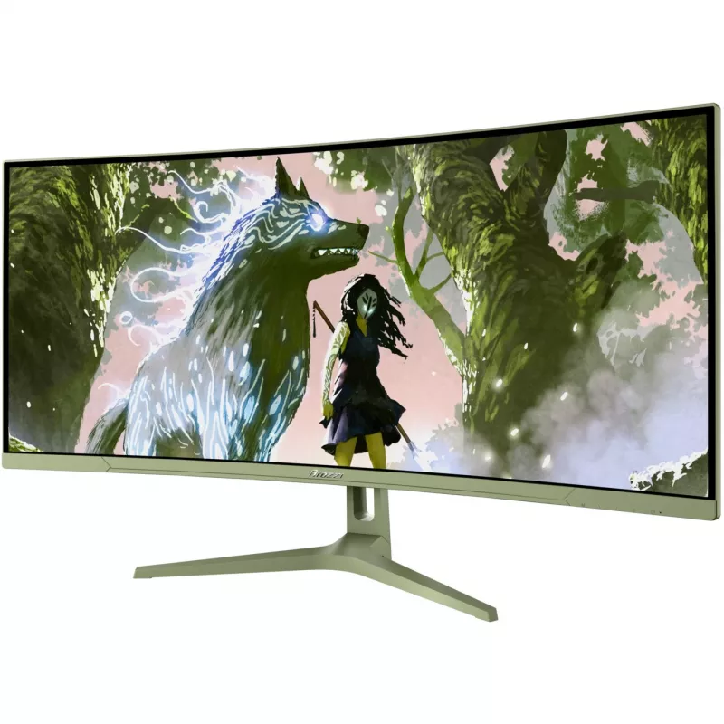 Monitor curvo Arozzi Nova 34 polegadas (86,4 cm) 3440×1440 AZ-NO-34T2K165-FST verde