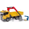 Camião de construção de brincar BRUDER Scania Super 560R com grua e 2 paletes