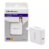 Carregador GaN Qoltec FAST 108W | 5-20V | 3-4.7A | USB C | branco