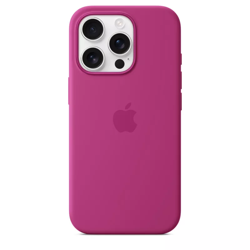 Capa de silicone para Apple iPhone 16 Pro com MagSafe