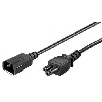 Microconnect PE080618 cabo de alimentação preto 1,8 m conector fêmea C14 conector fêmea C5