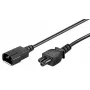 Microconnect PE080618 cabo de alimentação preto 1,8 m conector fêmea C14 conector fêmea C5