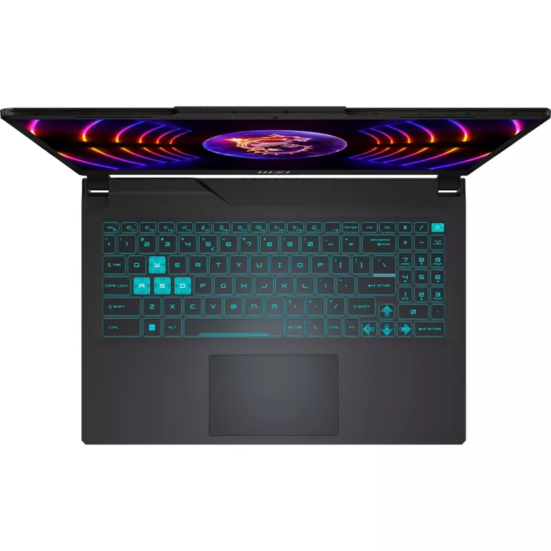Portátil gaming MSI Cyborg 15 A13VE-1005, 15,6 polegadas FHD 144Hz, Intel Core i5-13420H, 16GB DDR5, 512GB SSD, NVIDIA GeForce RTX 4050, FreeDOS, preto