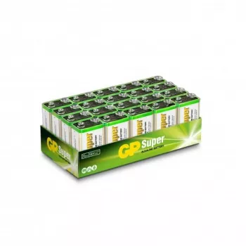 Pilha descartável GP Batteries Super Alkaline 1604A 9V alcalina
