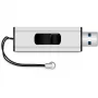 MediaRange SuperSpeed - Pen drive USB - 8GB - USB3.0 - Preto/Prata (MR914)