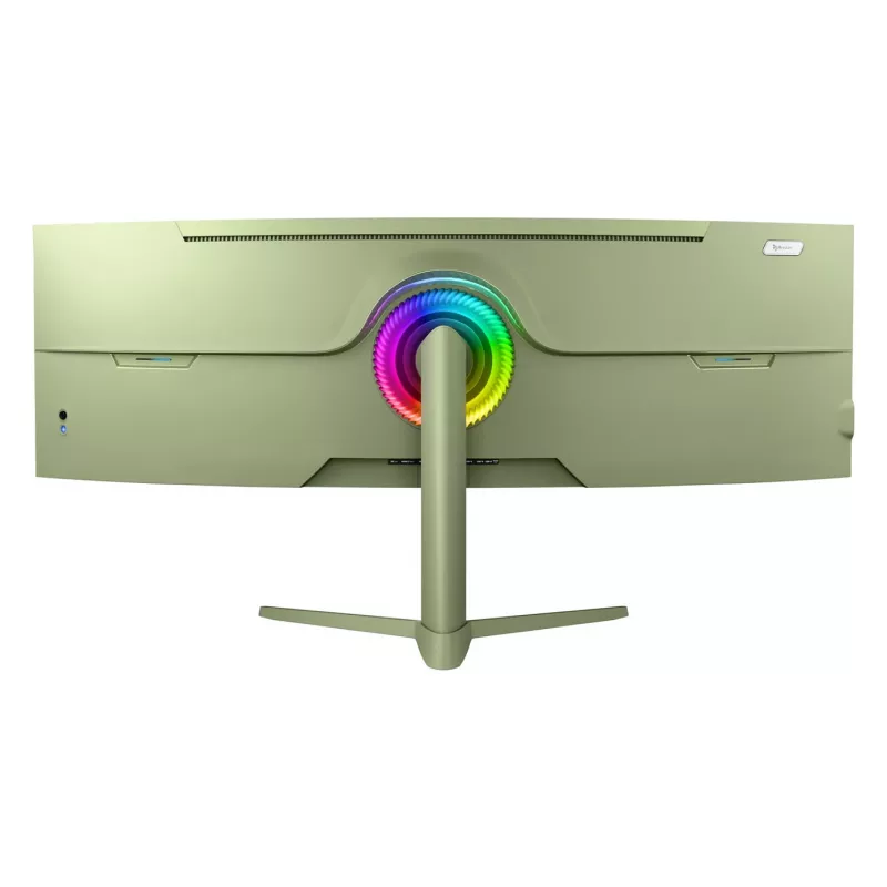Monitor de computador curvo Arozzi Nova 49 polegadas (124,5 cm) Dual QHD 5120×1440 LED VA, 4 ms, Verde