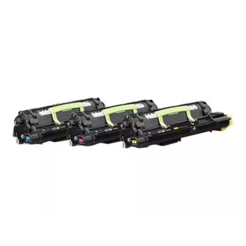 Lexmark - pack de 3 - amarelo, ciano, magenta - original - cartucho de toner LCCP - para Lexmark CS820, CX820, CX825, CX860 (72K0D50)