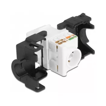 Módulo Keystone conector fêmea RJ45 para LSA DeLOCK 87034