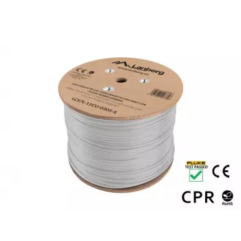 Cabo de rede Lanberg LCS7L-11CU-0305-S RJ45 Cat7 305 m branco