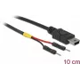Cabo USB DeLOCK 85412 Mini-USB B preto 0,1 m