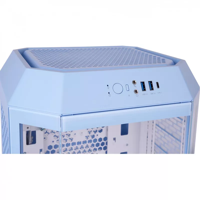Caixa de PC Thermaltake The Tower 250 Hydrangea Blue Mini Tower
