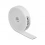 Fita de montagem DeLOCK fita de velcro em rolo C 2 m x L 15 mm branco