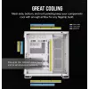 Caixa de computador Corsair CC-9011285-WW midi-tower cinzento, branco