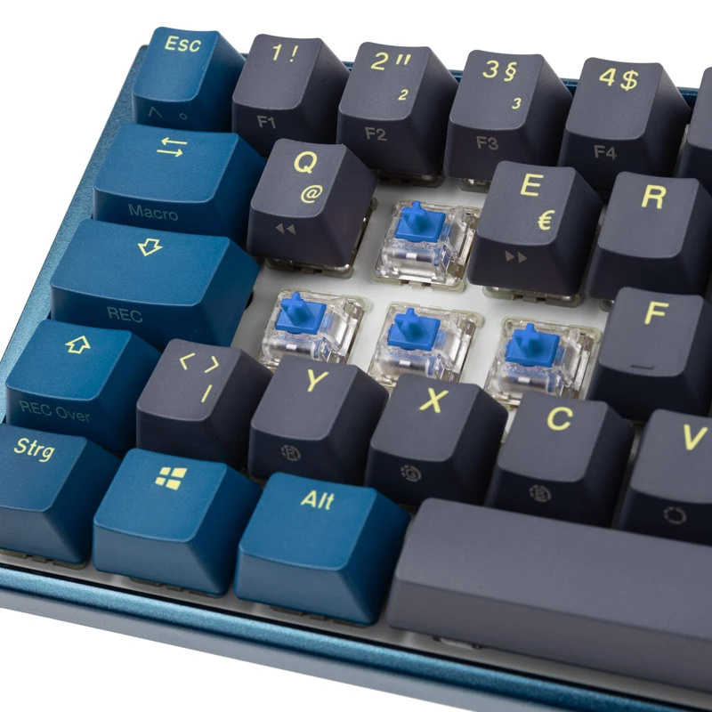 Teclado Ducky One 3 SF DayBreak Gaming USB alemão preto azul