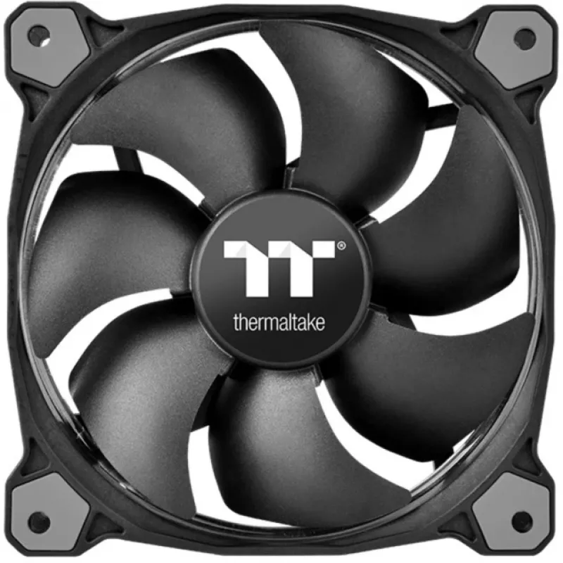 Thermaltake Riing 12 LED RGB Sync Edition CL-F071-PL12SW-A ventoinha de caixa de 120 mm, 3 unid., até 1500 rpm, preto
