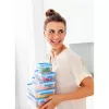 EMSA 508537 Caixa retangular para armazenamento de alimentos 1,75 L azul, transparente 1 unid.