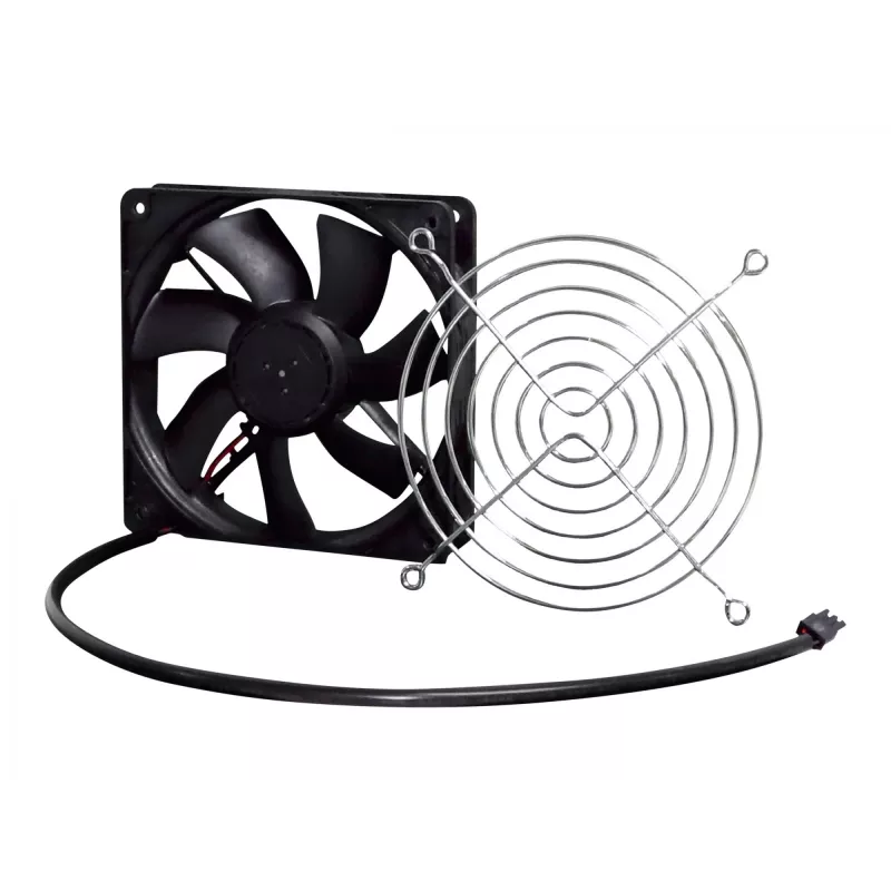 Ventoinha Rittal SK 7990.000 24V DC preta metal plástico