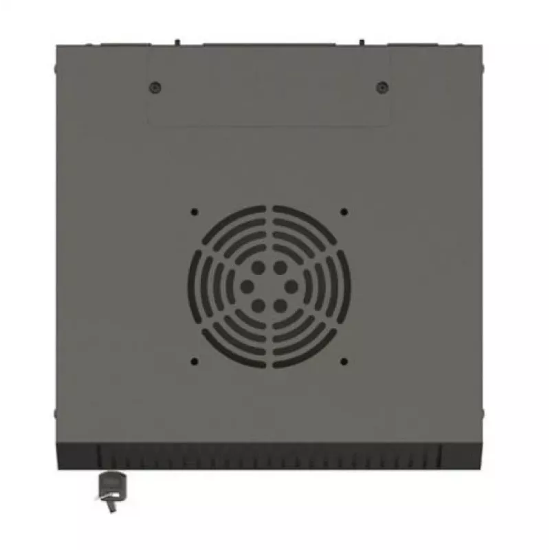 Armário rack Lanberg WF11-3309-10B 9U rack de parede preto