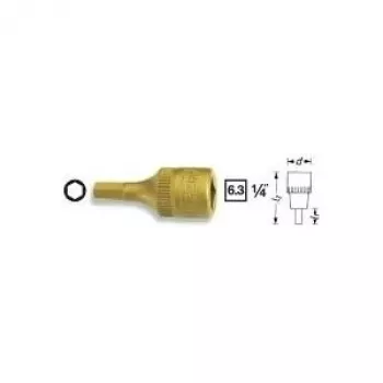 Hazet Chave de fendas de encaixe sextavado interior 6,3 mm (1/4) 8501-3 comprimento 28 mm (8501-3)