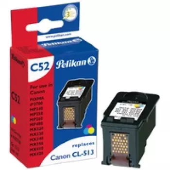 Pelikan C52 (4105738) cartucho de tinta tricolor para Canon CL-513, 18 ml
