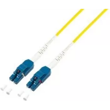 Cabo de patch de fibra ótica Uniboot LogiLink, 2x LC-Duplex, OS2, 10,0 m solução de patch que poupa espaço para redes de alto desempenho, fibra: - 1 unid. (FP0UB10)