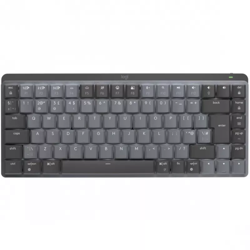 Teclado sem fios iluminado Logitech MX Mechanical Mini - grafite - UK - EMEA (920-010779)