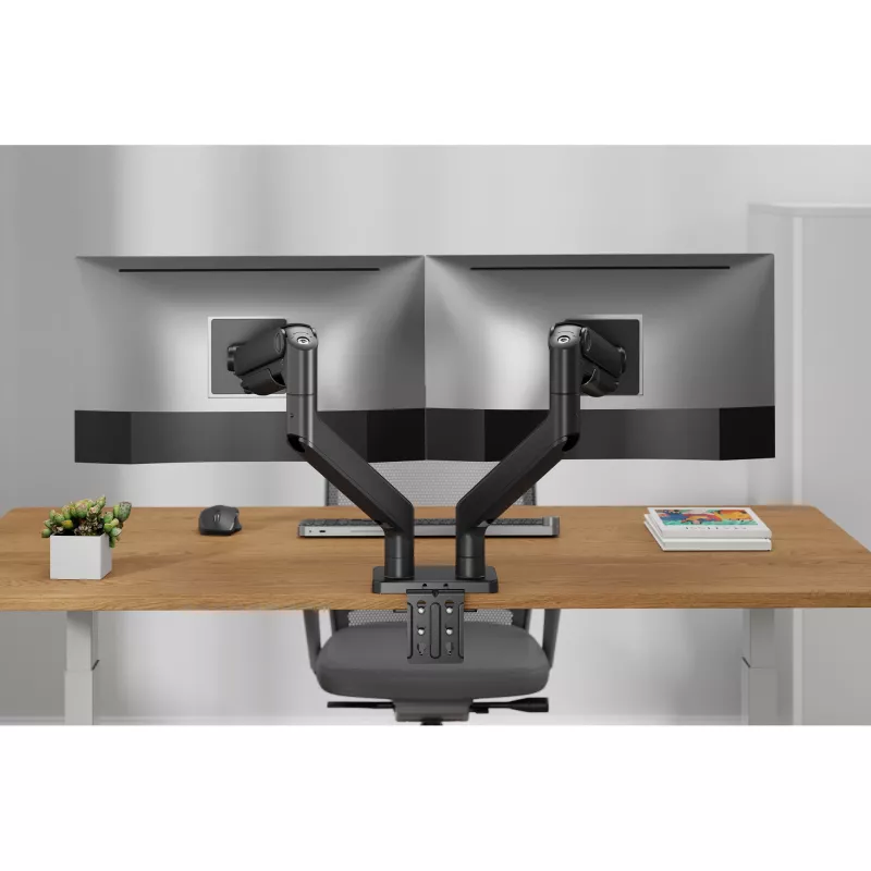 Suporte de monitor duplo DIGITUS para 2 ecrãs de 45