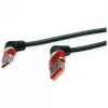 Cabo ROLINE USB 2.0 Type-C - Type-A ST/ST rotação 360° preto vermelho 1 m 11.02. - cabo - digital/dados