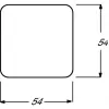 BUSCH-JAEGER Tecla símbolo chave 2520TR-214 Reflex SI branco alpino 2520TR-214 (1731-0-0959)
