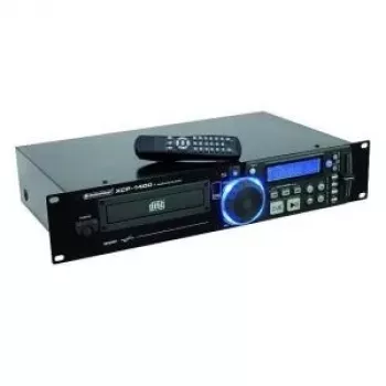 Leitor de CD Omnitronic XCP-1400, unidade de rack 19