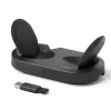 Fractal Design Scape headset com fios e sem fios arco de cabeça música estação de carregamento preto