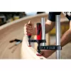 Grampo de rosca em ferro fundido maleável original Bessey TG com punho de plástico de 2 componentes - grampo de rosca - ferro - plástico - 25 cm