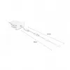 Cabo DeLOCK Easy 45 módulo USB 2.0 cabo retrátil USB Type-A para 8 Pin Lightning fêmea branco