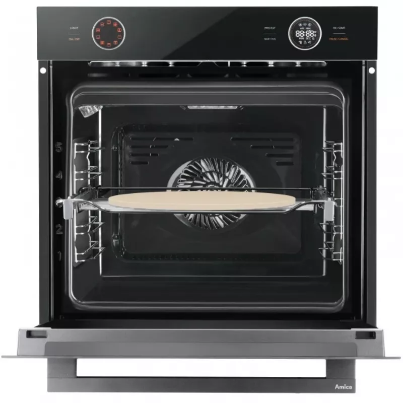 Forno de encastrar AMICA ED6769BA+ S-TYPE 1195515 com multifunções, classe de eficiência energética A+