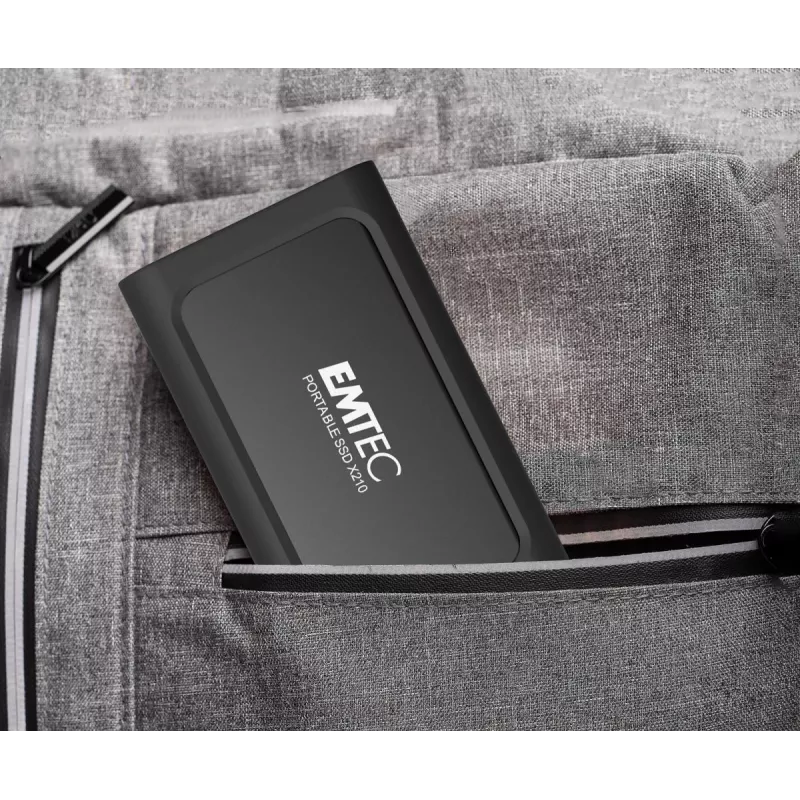 Emtec X210 ELITE 2 TB USB Type-C 3.2 Gen 2 (3.1 Gen 2) preto, vermelho