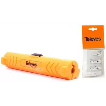 Televes 2162 ferramenta de descarnar cabo coaxial