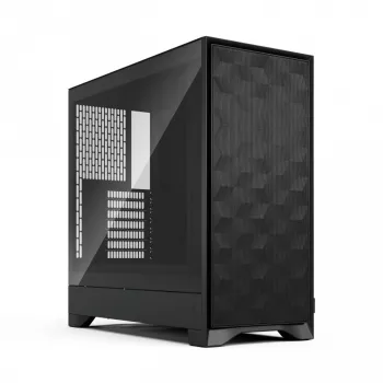 Caixa de PC Fractal Design Pop 2 Air preto TG Midi Tower – ATX, 3 ventoinhas frontais de 120 mm, suporta unidades de 2,5
