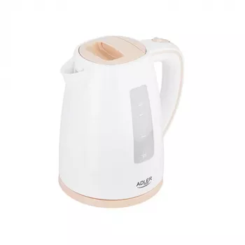 Chaleira elétrica Adler AD 1264 1,7 L 2200 W avelã branca
