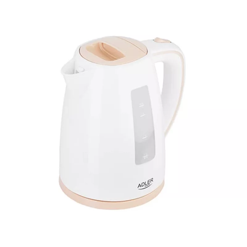 Chaleira elétrica Adler AD 1264 1,7 L 2200 W avelã branca