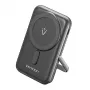Powerbank Vention 10000mAh magnético sem fios 20W, 1×USB-C, carregamento sem fios, preto