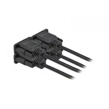 Cabo série DeLOCK 86604 preto 10 m RS-232 Sub-D9
