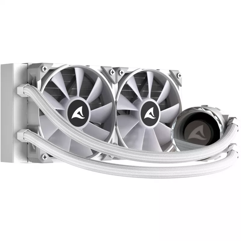 S80 RGB White AIO 240mm, refrigeração líquida branca