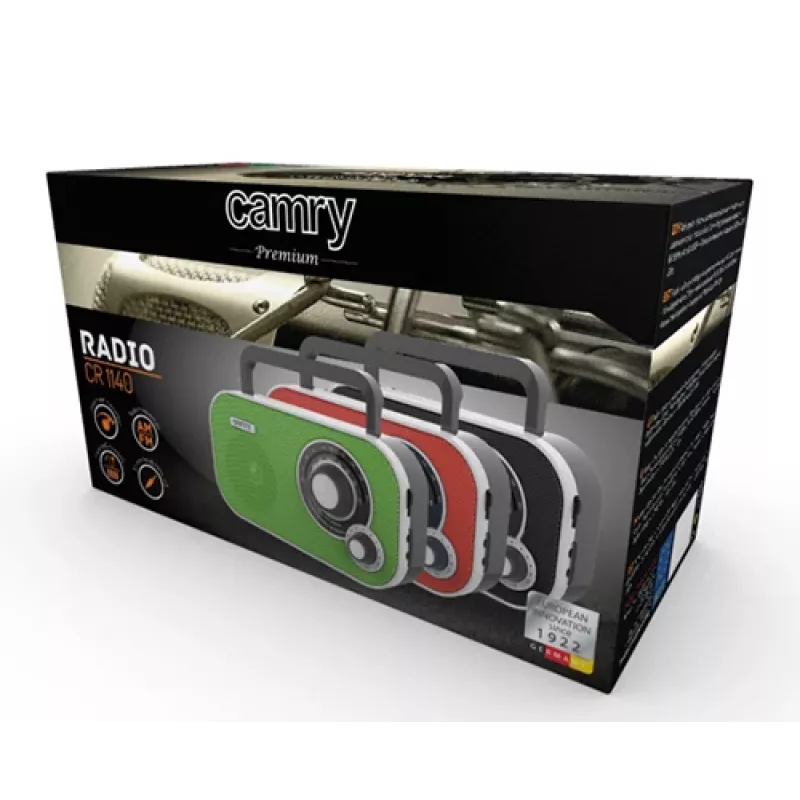 Rádio portátil Camry CR 1140R vermelho